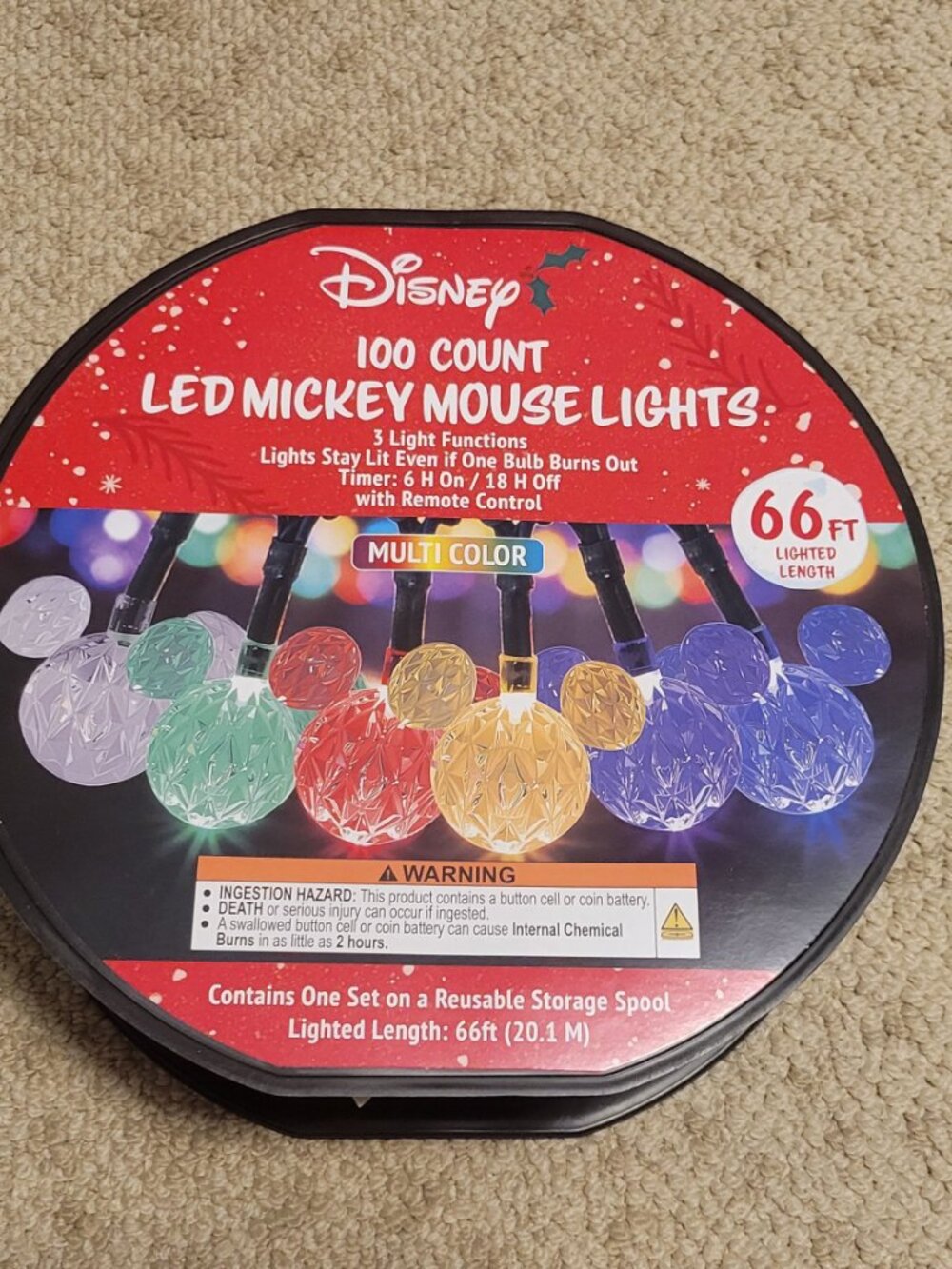 Viral Mickey Mouse Sam's Club Multi-Color Lights